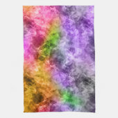 Verpletterde exotische textuur theedoek (Verticaal)