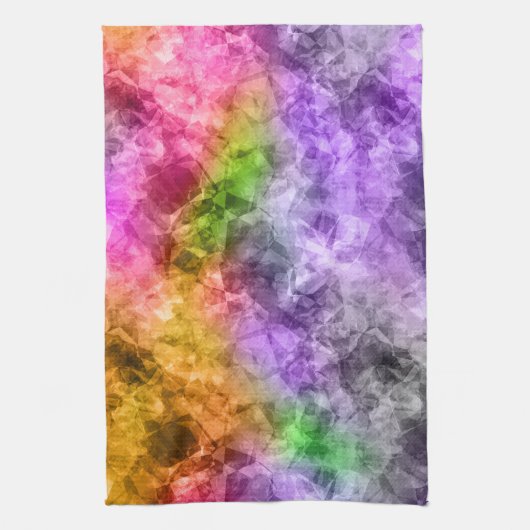 Verpletterde exotische textuur theedoek (Verticaal)