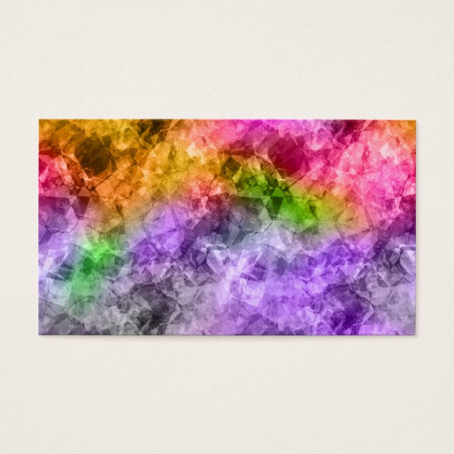 Verpletterde exotische textuur visitekaartjes (Voorkant)