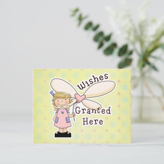 Verpletterde Fairy Godmoeder Briefkaart (Staand voorkant)