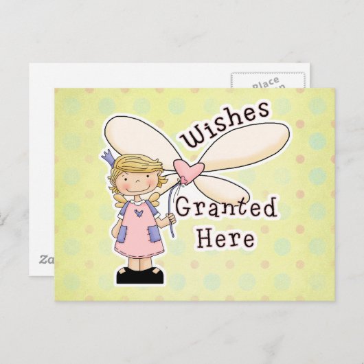 Verpletterde Fairy Godmoeder Briefkaart (Voorkant / Achterkant)