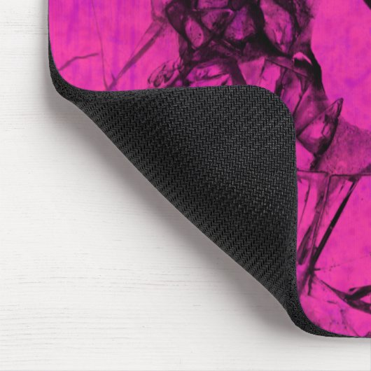 Verpletterde gebroken hartritme Gothic Mousepad Muismat (Hoek)