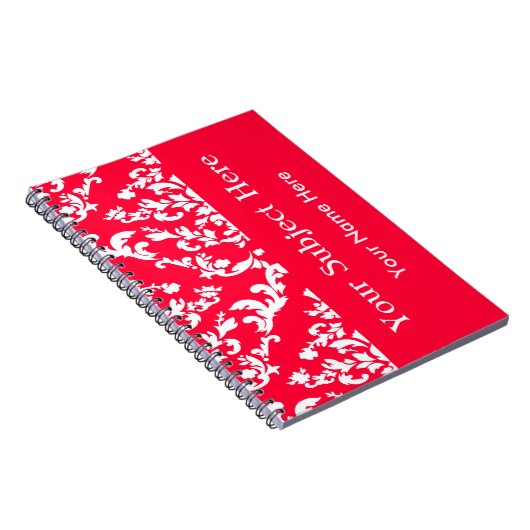 Verpletterde modderschade met aangepaste tekst notitieboek (Rechterzijde)