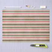 Verpletterde rode witte strepen tissuepapier (Craft)