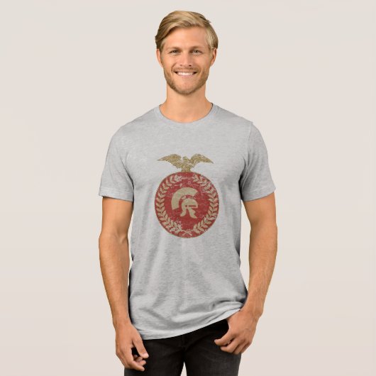 Verpletterde Roman Gladiator T-Shirt (Voorkant volledig)