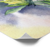 Verpletterde Susan Waterverf Painting Poster (Hoek)