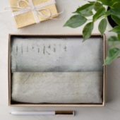 Verpletterde vervormde getextureerde tekst tissuepapier (Geschenk)