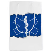 Verpletteren EMS Paramedische symbolen Medium Cadeauzakje (Voorkant)