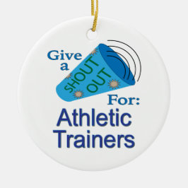 Verpletteren voor Athletic Trainers Keramisch Ornament