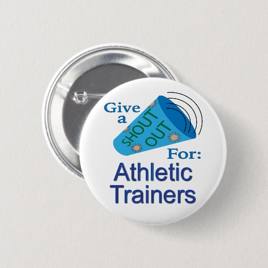 Verpletteren voor Athletic Trainers Ronde Button 5,7 Cm (Voorkant /achterkant)