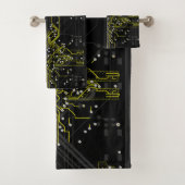 Verpletterend Abstract Verkleurd Proces Verkleurd  Bad Handdoek (Insitu)