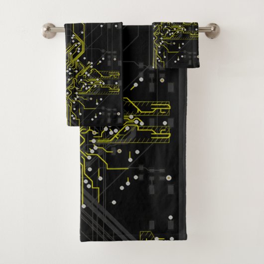 Verpletterend Abstract Verkleurd Proces Verkleurd  Bad Handdoek (Insitu)