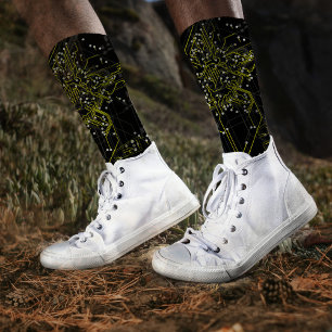 Verpletterend Abstract Verkleurd Proces Verkleurd Sokken