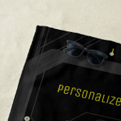 Verpletterend Abstract Verkleurd Proces Verkleurd Strandlaken (In situ)