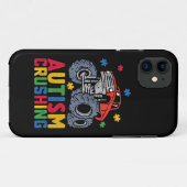 Verpletterend Autisme Monster Truck Awareness Jong Case-Mate iPhone Case (Achterkant (horizontaal))