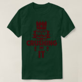 Verpletterend het Grappige Kerstmis Notenkraker 1 T-shirt (Design voorkant)