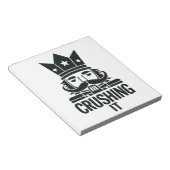 Verpletterend het Grappige Kerstmis Notenkraker Notitieblok (Schuin)