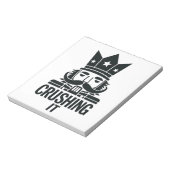 Verpletterend het Grappige Kerstmis Notenkraker Notitieblok (Linkerzijde)