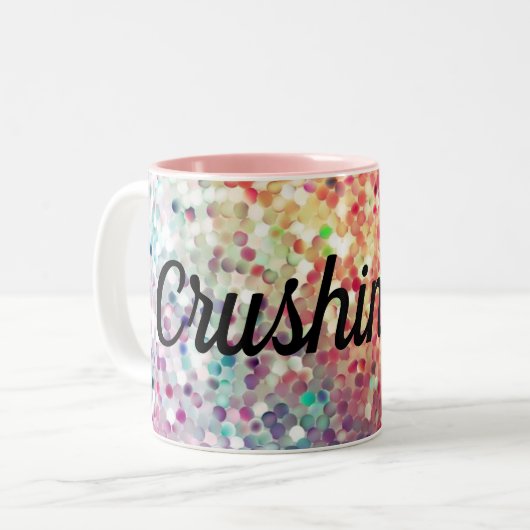 Verpletterend het Spangled Coffee Cup Gift Mok voo (Voorkant links)