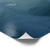 verpletterende schuimgolven perfect poster (Hoek)