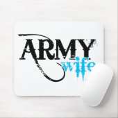 Verpletterende vrouw van het leger muismat (Met muis)