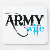 Verpletterende vrouw van het leger muismat (Voorkant)