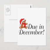 Verplicht in december briefkaart (Voorkant / Achterkant)