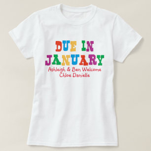 Verplicht in januari t-shirt