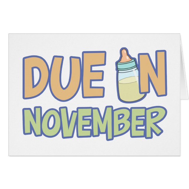 Verplicht in november (Voorkant Horizontaal)