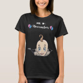 Verplicht in november zwangerschap t-shirt (Voorkant)