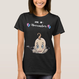 Verplicht in november zwangerschap t-shirt