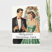 Verplichte kerst Kaart Funny (Voorkant)
