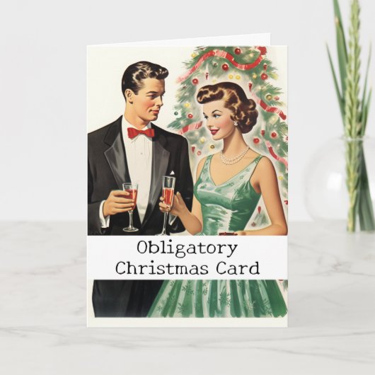 Verplichte kerst Kaart Funny (Voorkant)