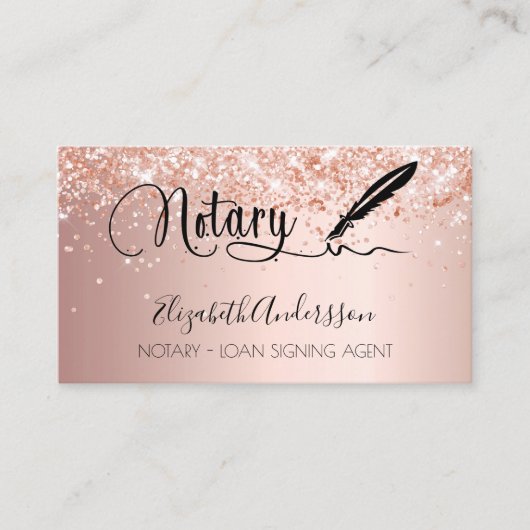 Verplichte ondertekenaar roos goudfoto QR-code Visitekaartje (Voorkant)