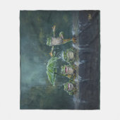 "Verplichte pret" Fleece Deken (Voorkant)