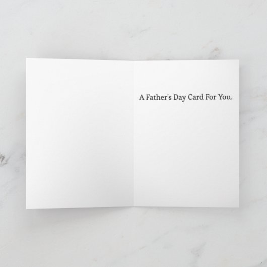 Verplichte Vaderdag Kaart (Binnen)