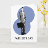 Verplichte Vaderdag Kaart (Gele Bloem)