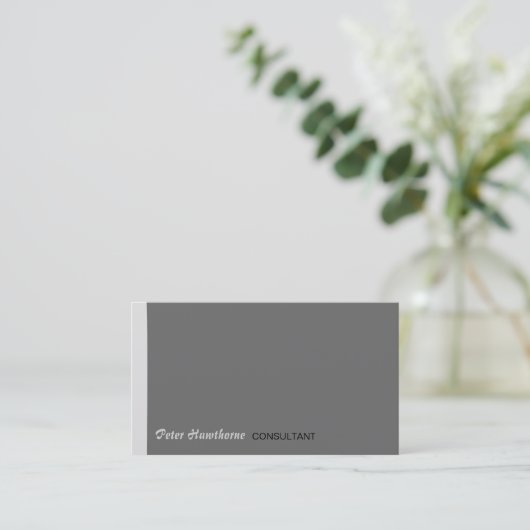 Verpoold Sharp Minimalistisch Trendy Modern Basic Visitekaartje (Staand voorkant)