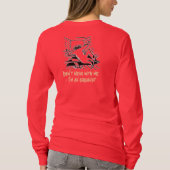 Verpruts me niet met donker t-shirt (Achterkant)