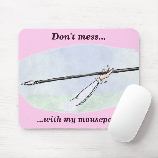 Verpruts niet met mijn mousepad! muismat (Met muis)