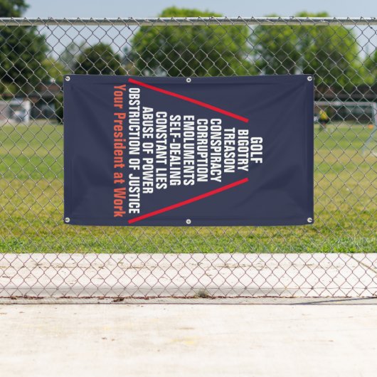 Verraad collusie corruptie obstructie Trump Spandoek (Insitu)