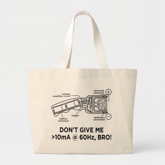 Verraad me niet met Science Bro Canvas tas (Voorkant)