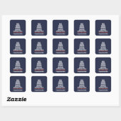 Verraad Samenzwering Corruptie Obstructie Impeach Vierkante Sticker (Vel)
