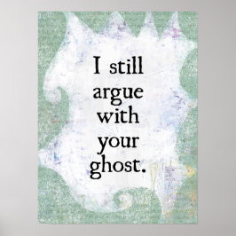 Verraad uw Ghost Poster Wall Art