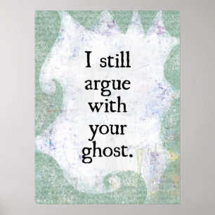 Verraad uw Ghost Poster Wall Art