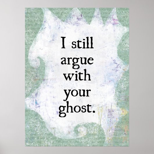 Verraad uw Ghost Poster Wall Art (Voorkant)