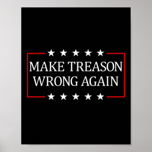 Verraad weer verkeerd maken poster