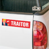 Verrader Anti Trump Auto Bumpersticker (Op Truck)