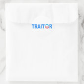 VERRADER Obama Ronde Sticker (Tas)