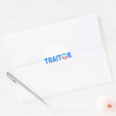 VERRADER Obama Ronde Sticker (Envelop)